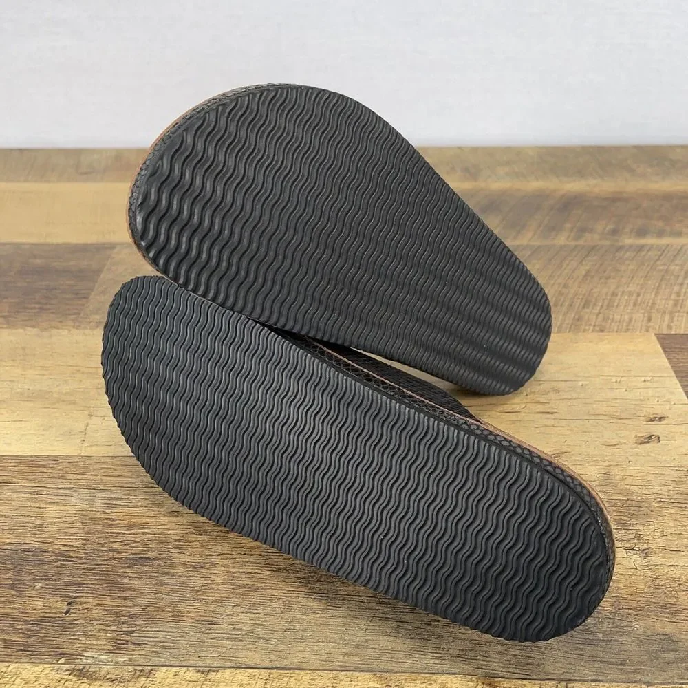 Free People Sidelines Footbed Cross Sandals Black Slides US Size 9 - EU 39 - Picture 8 of 11